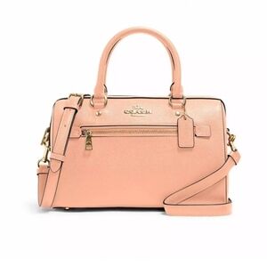 ✨️ COACH Women's Leather Rowan Satchel Handbag Faded Blush  NWOT ✨️